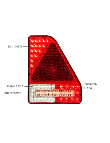 PILOTO TRASERO LED 12/24V 7 PIN REFERENCIA 26023N-1