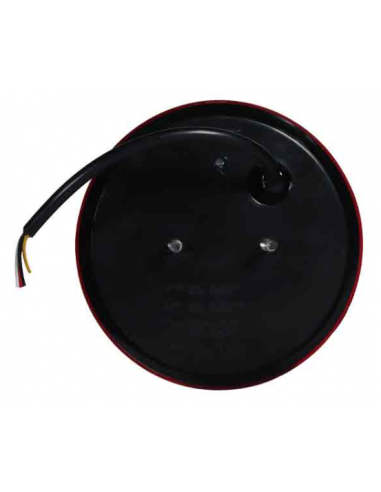PILOTO TRASERO LED REDONDO 12/24V TRES FUNCIONES REFERENCIA 26027V