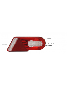 GLO TRAC LED COMBINATION REAR LAMP 12/24V RIGHT 12/24V P.n. 26032PRH 2