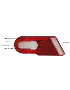 GLO TRAC LED COMBINATION REAR LAMP 12/24V LEFT 12/24V P.n. 26032PLH 2