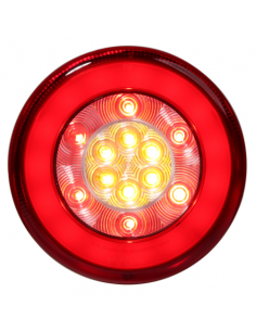 PILOTO TRASERO LED GLO TRAC 12/24V POSICION FRENO INTERMITENTE 26034-1 2