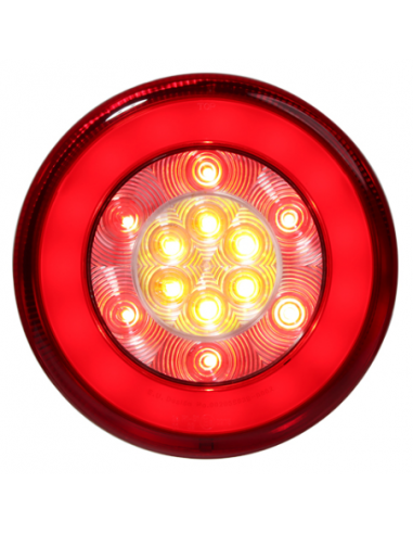 PILOTO TRASERO LED GLO TRAC 12/24V POSICION FRENO INTERMITENTE 26034-1