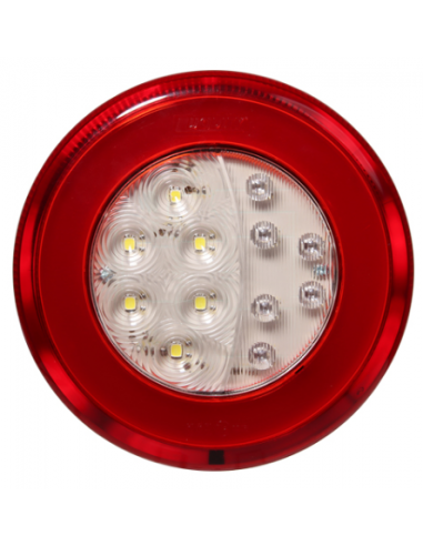 PILOTO TRASERO LED GLO TRAC 12/24V ANTINIEBLA MARCHA ATRAS 26034-2