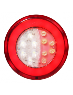 PILOTO TRASERO LED GLO TRAC 12/24V ANTINIEBLA MARCHA ATRAS 26034-2 2