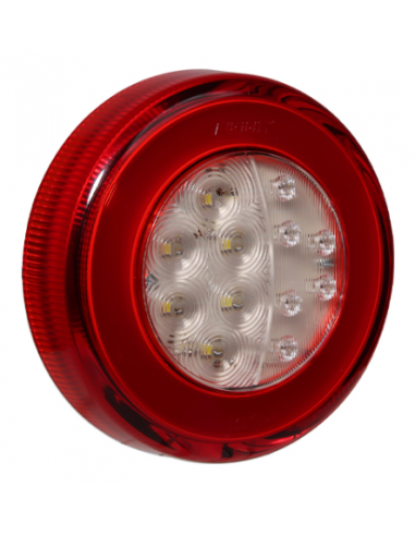 PILOTO TRASERO LED GLO TRAC 12/24V ANTINIEBLA MARCHA ATRAS 26034-2