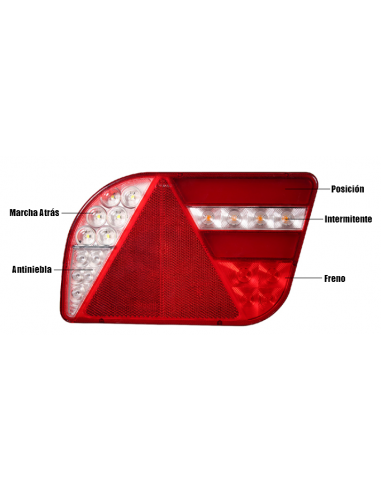 GLO TRAC LED 12/24V COMB. REAR LAMP RIGHT - CABLE