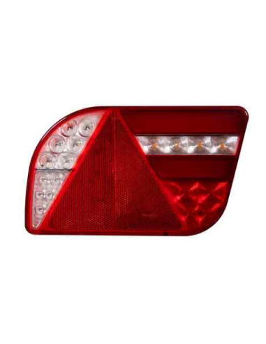 PILOTO TRASERO LED GLO TRAC 12/24V DERECHO 7 PIN REFERENCIA 26039PRH