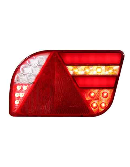 PILOTO TRASERO LED GLO TRAC 12/24V DERECHO 7 PIN REFERENCIA 26039PRH
