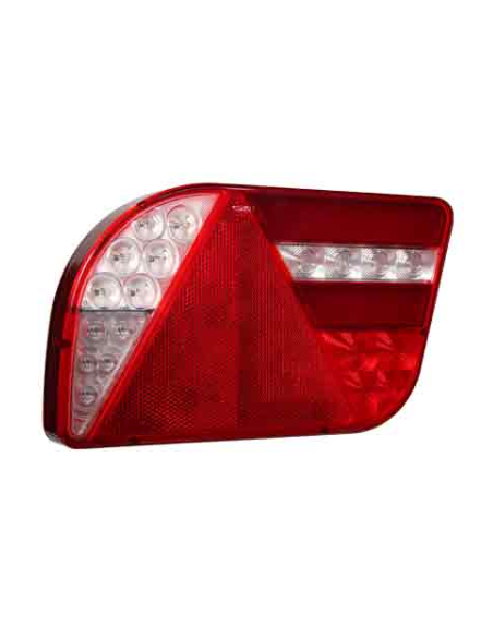 PILOTO TRASERO LED GLO TRAC 12/24V DERECHO 7 PIN REFERENCIA 26039PRH