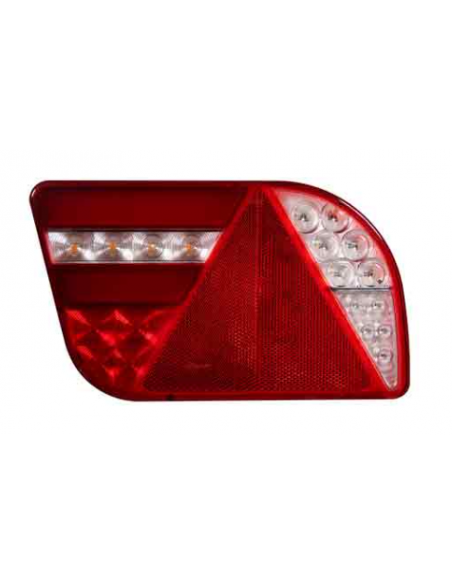 PILOTO TRASERO LED GLO TRAC 12/24V IZQUIERDO 7 PIN REFERENCIA 26039PLH