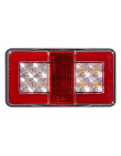 PILOTO TRASERO LED GLO TRAC 12/24V COMPACTO REFERENCIA 26042AR-V