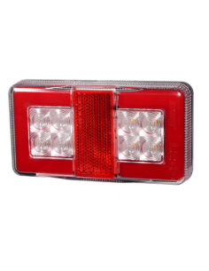 PILOTO TRASERO LED GLO TRAC 12/24V COMPACTO REFERENCIA 26042AR-V 2