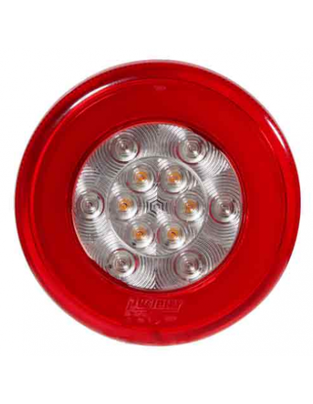 Round 3-function 12V/24V LED rear light