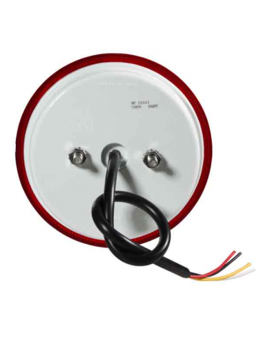 Round LED rear light (position, rear fog and reverse) for truck and trailer