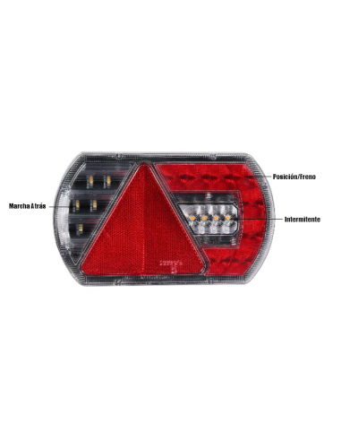 PILOTO TRASERO LED 12V DERECHO 5 PINS REFERENCIA 26044PRH