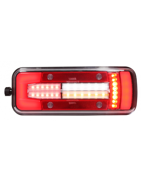 PILOTO TRASERO LED GLO TRAC 12/24V DERECHO 7 PIN 26064PRH-V