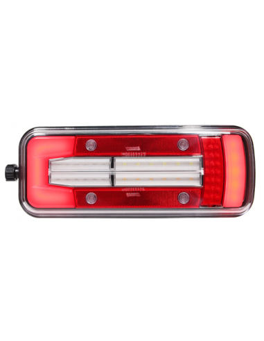 PILOTO TRASERO LED GLO TRAC 12/24V DERECHO 7 PIN 26064PRH-V