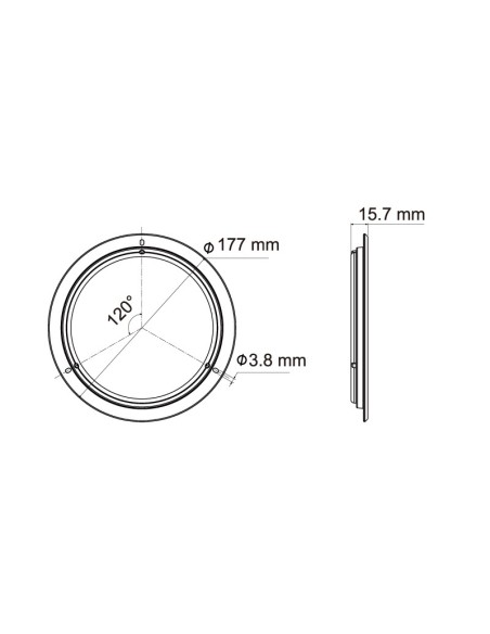 LED ROUND INTERIOR LAMP 12/24V 780 LUMENS