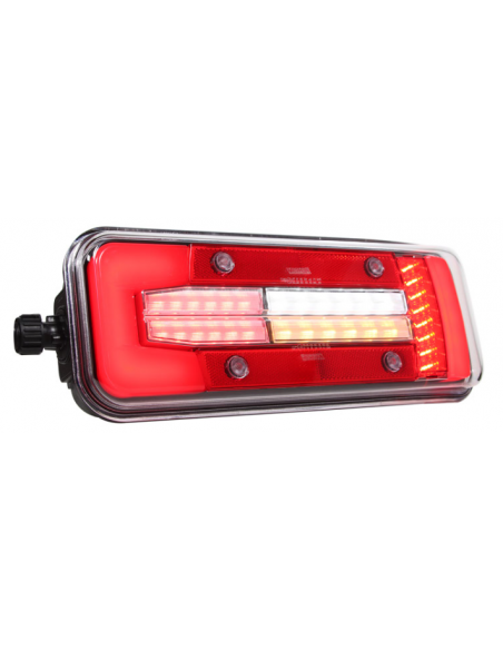 PILOTO TRASERO LED GLO TRAC 12/24V DERECHO 7 PIN 26064PRH-V