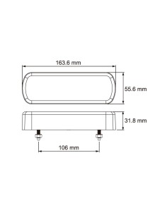 PILOTO TRASERO LED 12/24V 4 FUNCIONES REFERENCIA 26021ARC-V 2