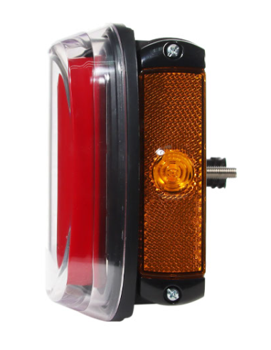 PILOTO TRASERO LED GLO TRAC 12/24V DERECHO 7en1 26065PRH-V