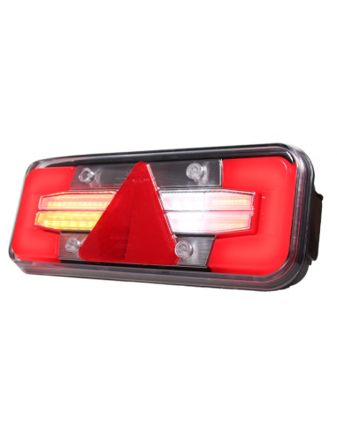 PILOTO TRASERO LED GLO TRAC 12/24V IZQUIERDO 7en1 26065PLH-V