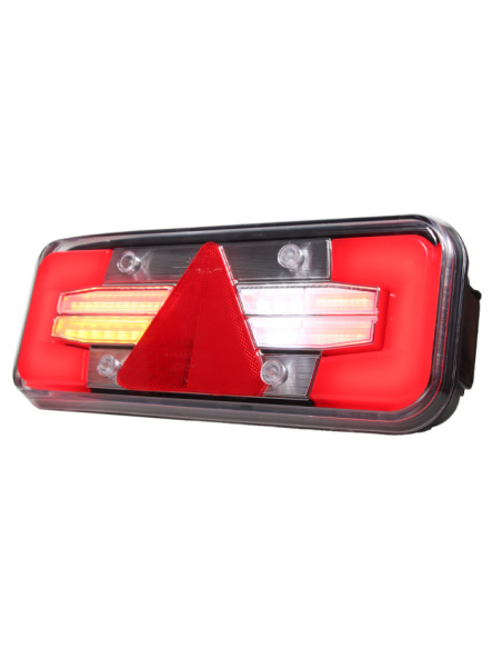 PILOTO TRASERO LED GLO TRAC 12/24V IZQUIERDO 7en1 26065PLH-V