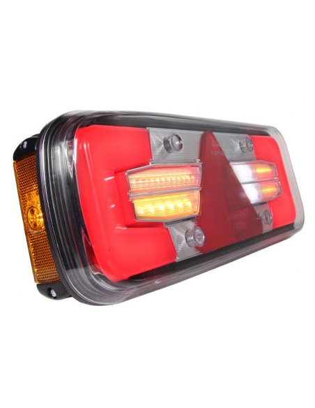PILOTO TRASERO LED GLO TRAC 12/24V IZQUIERDO 7en1 26065PLH-V