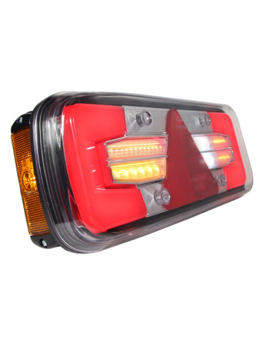 PILOTO TRASERO LED GLO TRAC 12/24V IZQUIERDO 8en1 26065NPLH-V