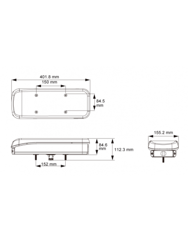 PILOTO TRASERO LED 12/24V IZQUIERDO 7 PINS REFERENCIA 26069PLH-V