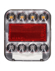PILOTO TRASERO LED 12V CON LUZ DE MATRÍCULA REFERENCIA 26074L-1