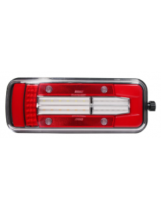 PILOTO TRASERO LED GLO TRAC 12/24V IZQUIERDO 7 PIN 26064PLH-V