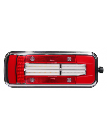 PILOTO TRASERO LED GLO TRAC 12/24V IZQUIERDO 7 PIN 26064PLH-V