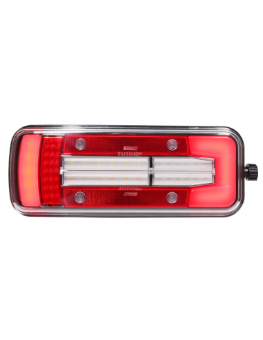 PILOTO TRASERO LED GLO TRAC 12/24V IZQUIERDO 7 PIN 26064PLH-V