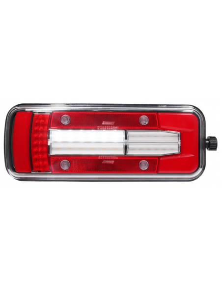PILOTO TRASERO LED GLO TRAC 12/24V IZQUIERDO 7 PIN 26064PLH-V