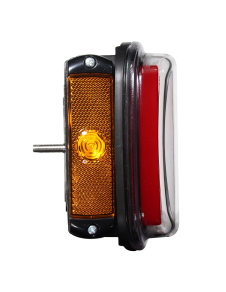 PILOTO TRASERO LED GLO TRAC 12/24V IZQUIERDO 7 PIN 26064PLH-V