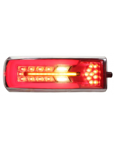 PILOTO TRASERO LED 24V IZQUIERDO CAMIÓN CON LUZ MATRÍCULA 26075PLH 2