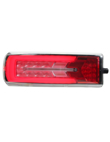 PILOTO TRASERO LED 24V IZQUIERDO CAMIÓN CON LUZ MATRÍCULA 26075PLH