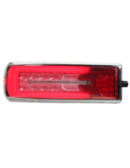 PILOTO TRASERO LED 24V IZQUIERDO CAMIÓN CON LUZ MATRÍCULA 26075PLH