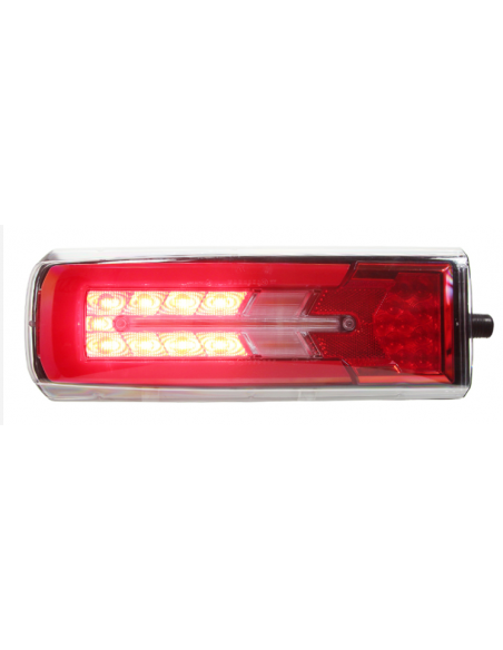 PILOTO TRASERO LED 24V IZQUIERDO CAMIÓN CON LUZ MATRÍCULA 26075PLH