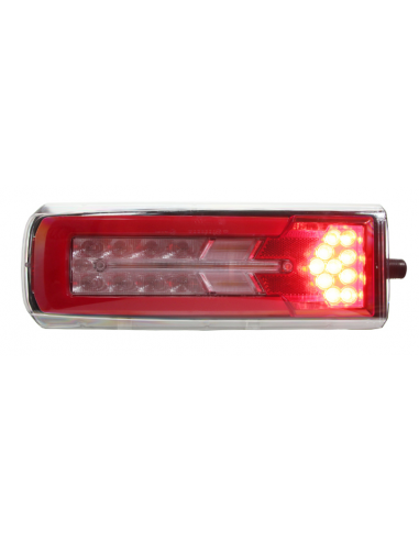 PILOTO TRASERO LED 24V IZQUIERDO CAMIÓN CON LUZ MATRÍCULA 26075PLH
