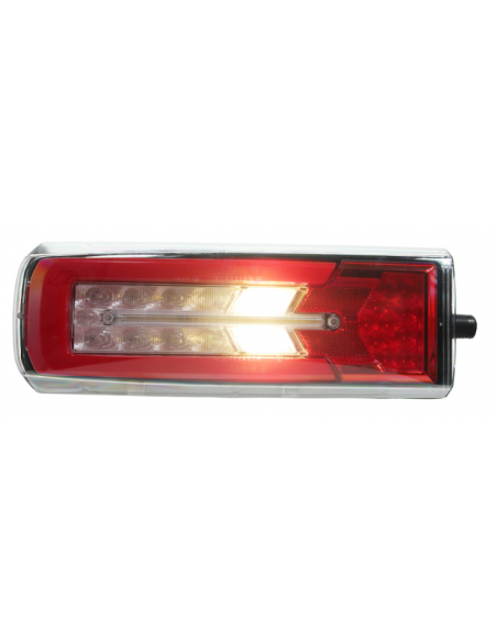 PILOTO TRASERO LED 24V IZQUIERDO CAMIÓN CON LUZ MATRÍCULA 26075PLH