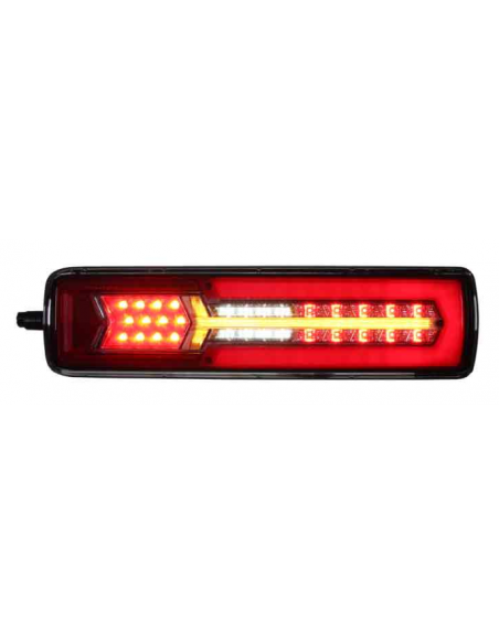 PILOTO TRASERO LED GLO TRAC 24V DERECHO SECUENCIAL 7 PIN 26077PRH