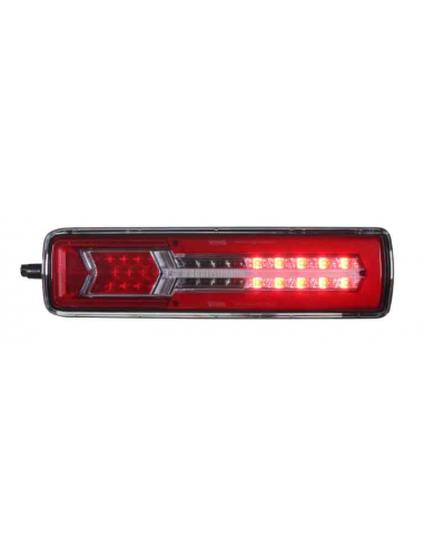 PILOTO TRASERO LED GLO TRAC 24V DERECHO SECUENCIAL 7 PIN 26077PRH