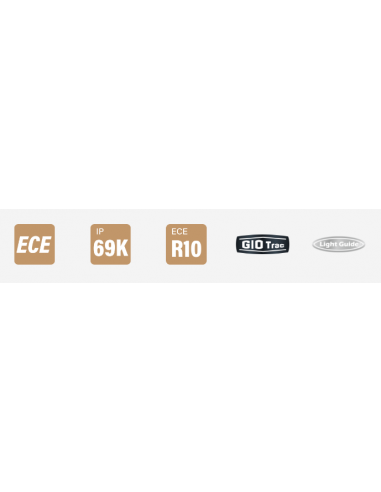 PILOTO TRASERO LED GLO TRAC 24V IZQUIERDO LIGHT GUIDE 26079PLH