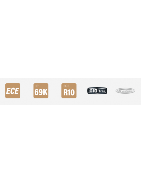 PILOTO TRASERO LED GLO TRAC 24V IZQUIERDO LIGHT GUIDE 26079PLH