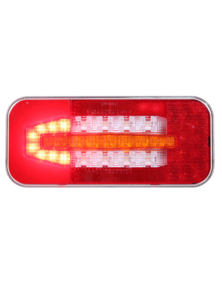 PILOTO TRASERO LED GLO TRAC 12/24V HORIZONTAL VERTICAL 26089-V