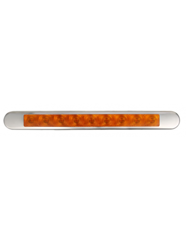PILOTO TRASERO LED 12/24V INTERMITENTE CON MARCO REFERENCIA 26154AK-V