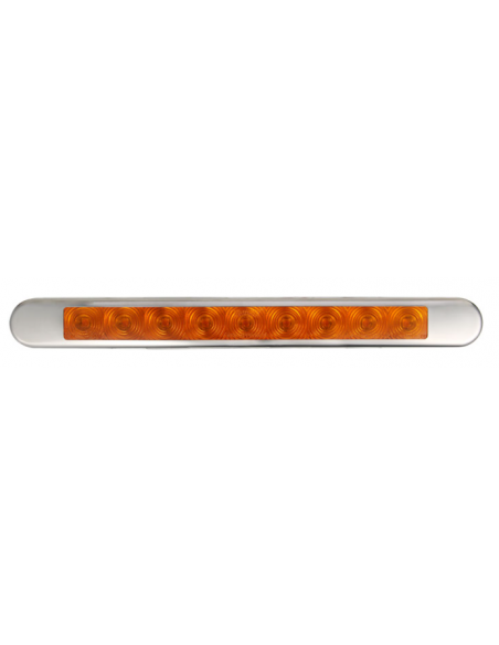 PILOTO TRASERO LED 12/24V INTERMITENTE CON MARCO REFERENCIA 26154AK-V