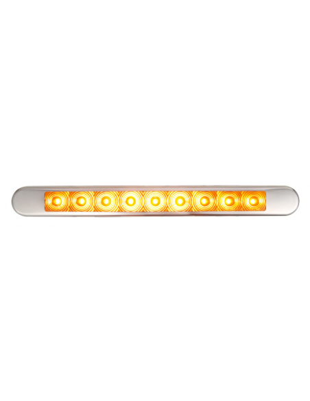 PILOTO TRASERO LED 12/24V INTERMITENTE CON MARCO REFERENCIA 26154AK-V